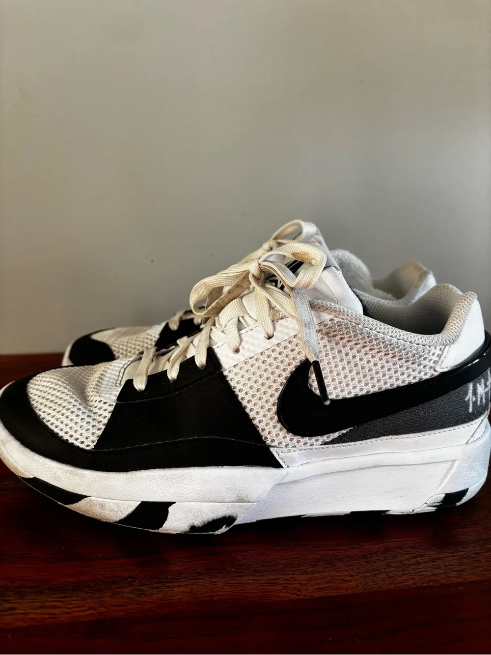 Nike Ja1 “Scratch 2.0” - black and white - 7y